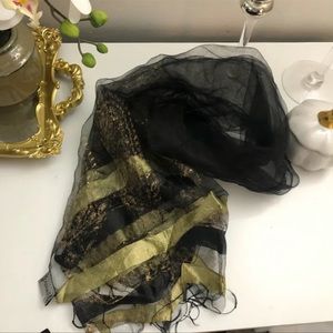 NWT| Silk Sheer Shawl/Scarf